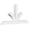 Ekena Millwork Richland Architectural Grade PVC Gable Bracket, 84"W x 42"H x 6"D x 6"F, 12/12 Pitch GBP084X42X0606RIC00 - alternate 1